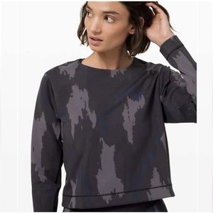 Lululemon Robert Geller collection long sleeve crop top